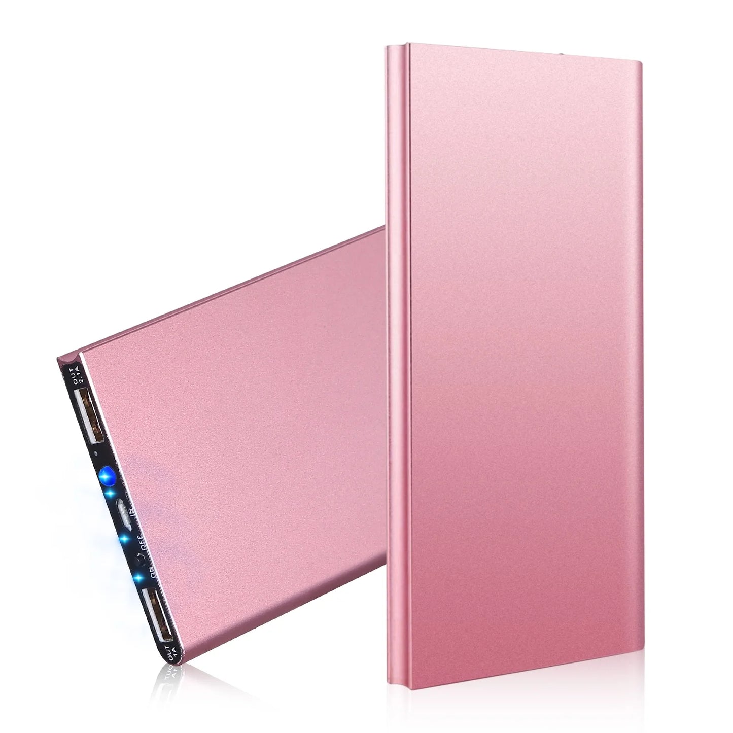 Heated Vest Power Bank 20000Mah Battery Pack for Heated Vest Jacket Pants Scarf USB Power Bank 5V/2.1A, Rose Gold
