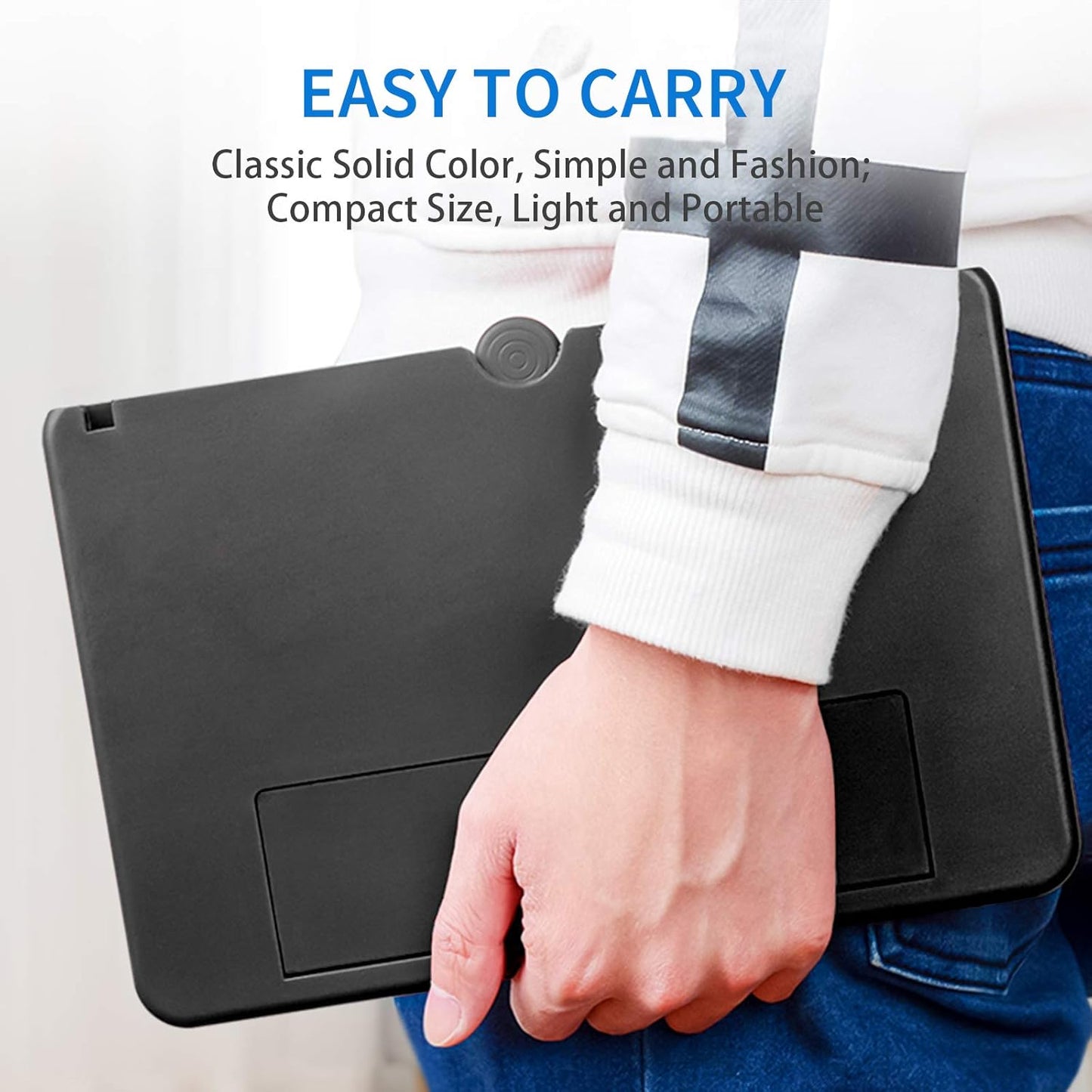 For 14 Inch Phone Screen Magnifier, HD Mobile Phone Screen Amplifier Pulling-Out Movie Video Enlarger Eye Protection with Foldable Stand Holder for All Smartphones-Black