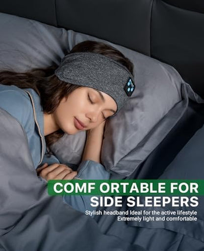 Sleep Headphones Bluetooth, Sleeping Headphones Headband Soft Elastic Comfortable Bluetooth Headband Headphones, for Men Women Teenager,Christmas Father Mothers Day Birthday