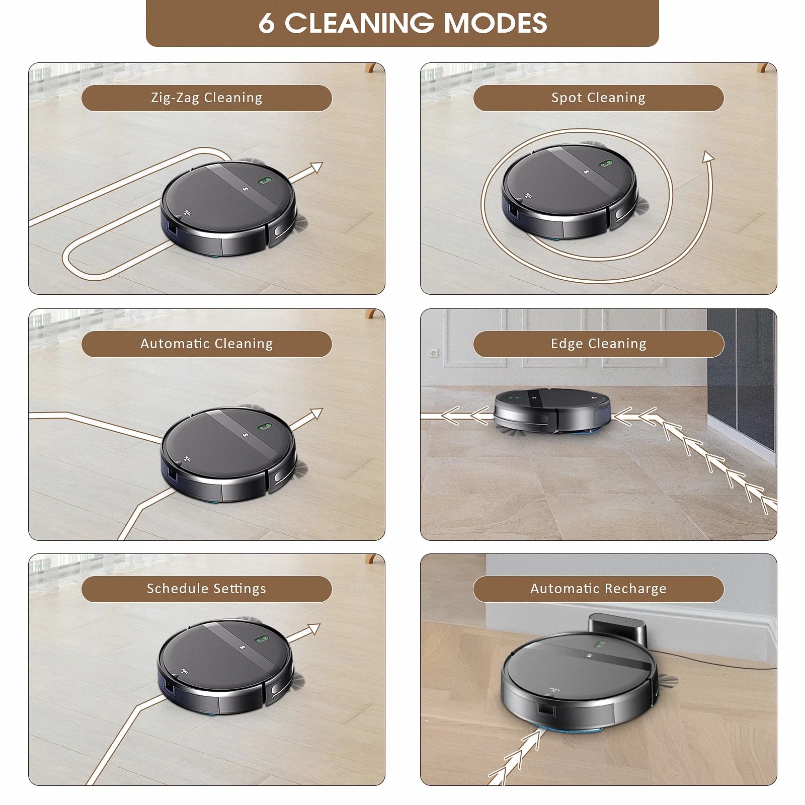 Robot Vacuum G20 Vacuum and Mop Combo for Pet Hair Hard Floor, Wifi/Alexa Control