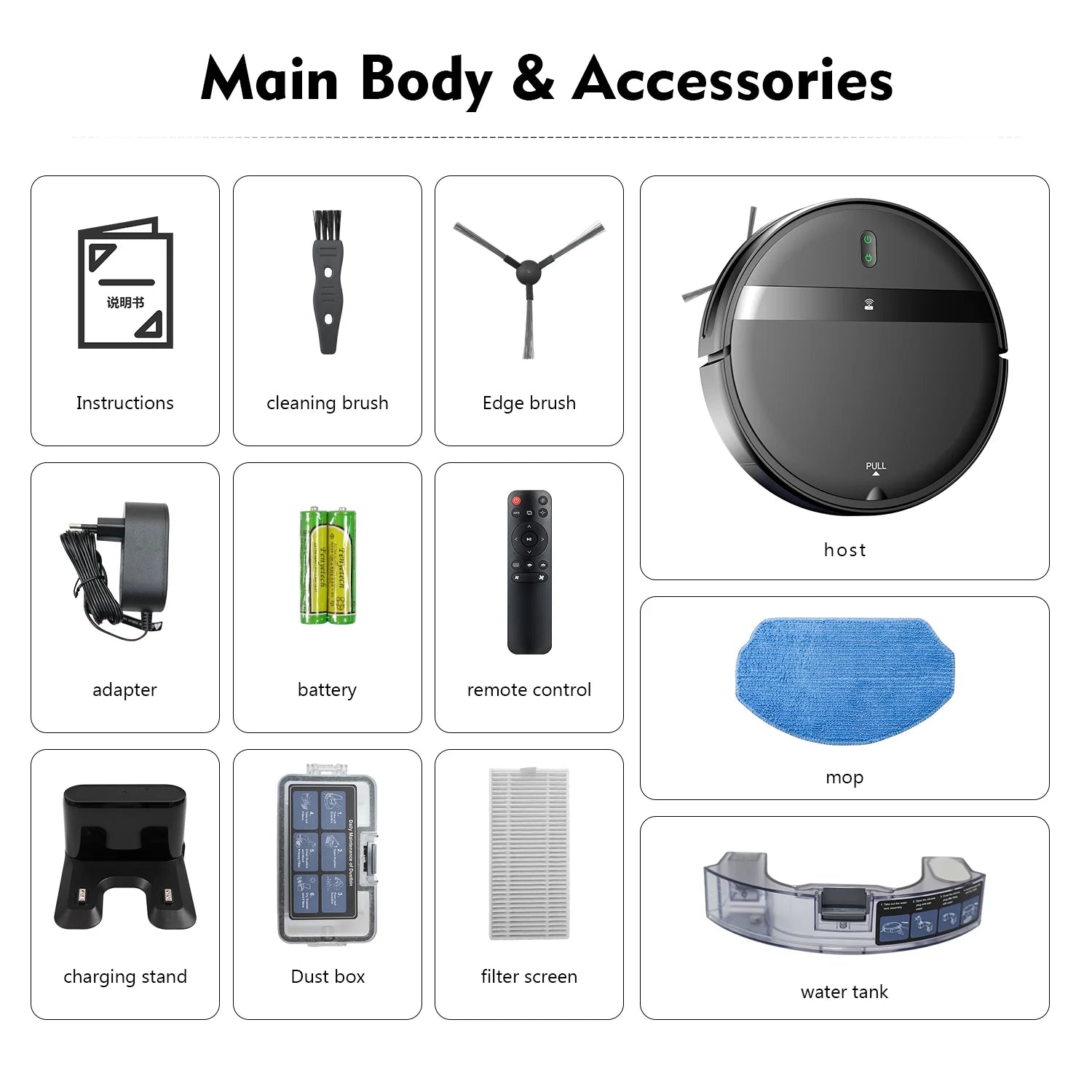 Robot Vacuum G20 Vacuum and Mop Combo for Pet Hair Hard Floor, Wifi/Alexa Control
