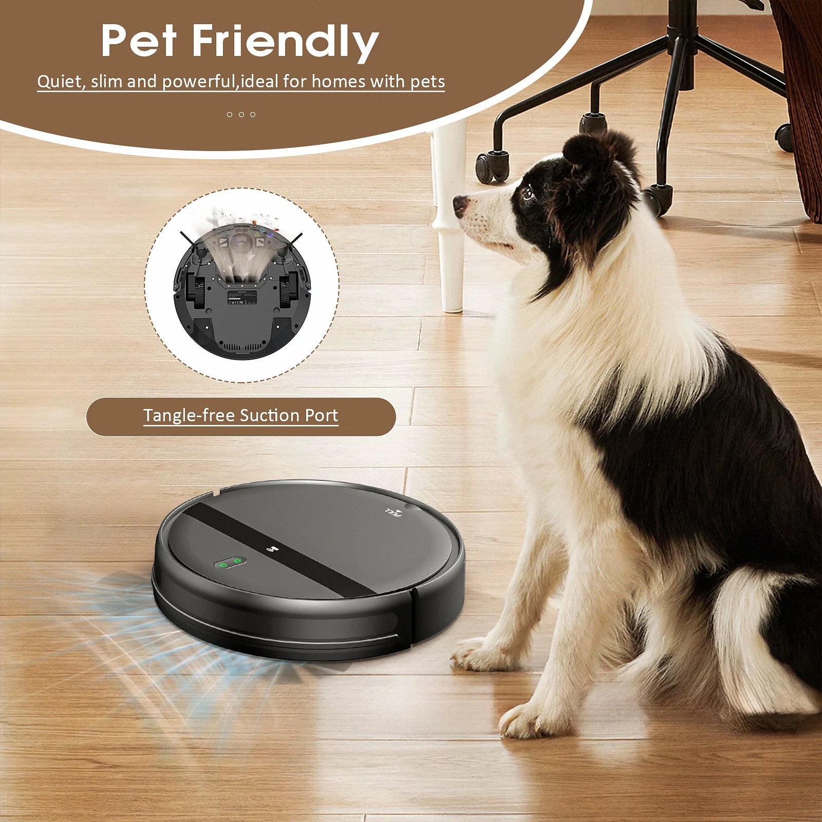 Robot Vacuum G20 Vacuum and Mop Combo for Pet Hair Hard Floor, Wifi/Alexa Control