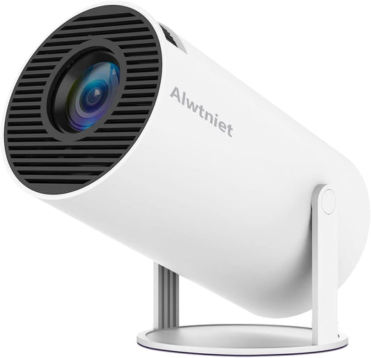 HY300PRO Mini Projector with Wifi and Bluetooth, Portable Projector 4K Support,