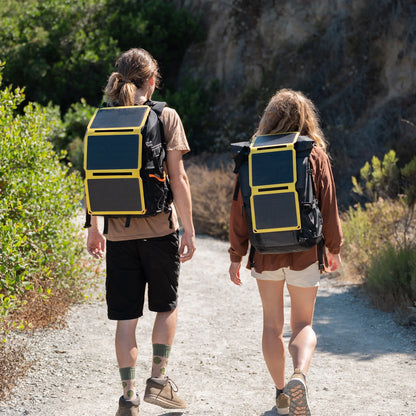 15W Portable Solar Panel Charger Kit - USB-A & USB-C for Power Banks, Phones, for Outdoor Activity