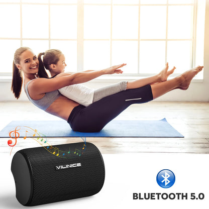 Portable Bluetooth Speaker, IPX7 Waterproof Wireless Speaker with Bluetooth 5.0, TWS Mini Speaker for Outdoor/Party/Beach/Travel/Gifts, Black